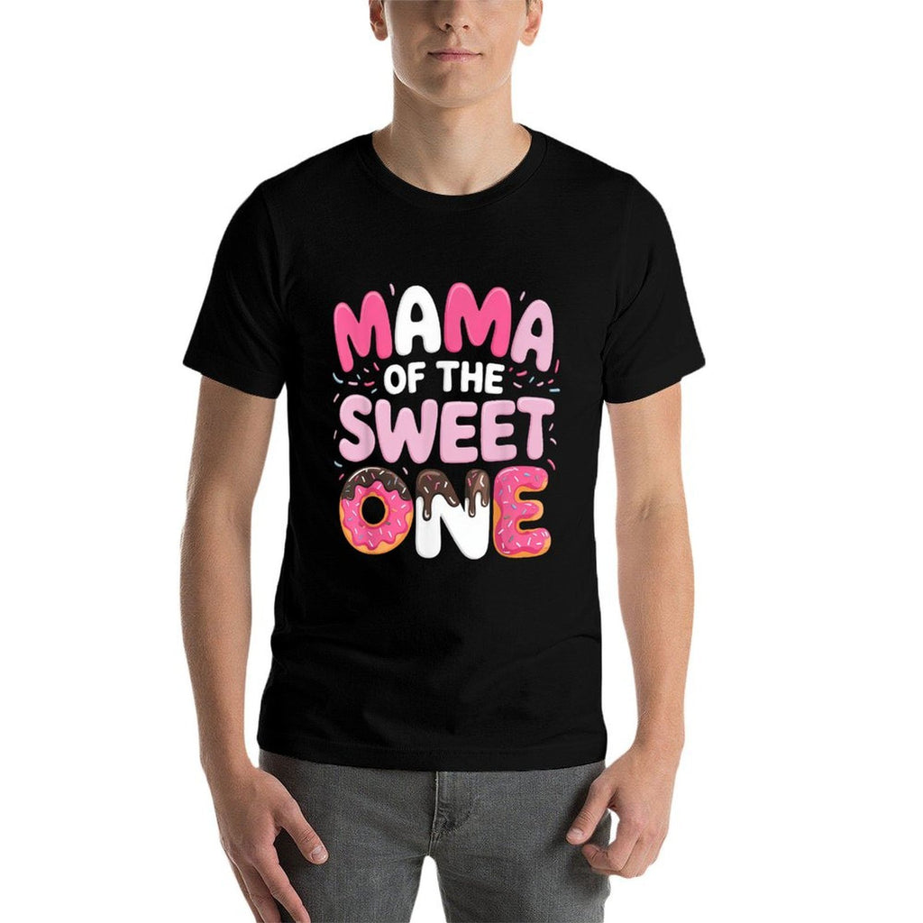 Mama of The Sweet One Donut First Birthday Mom  Breathable T-Shirt