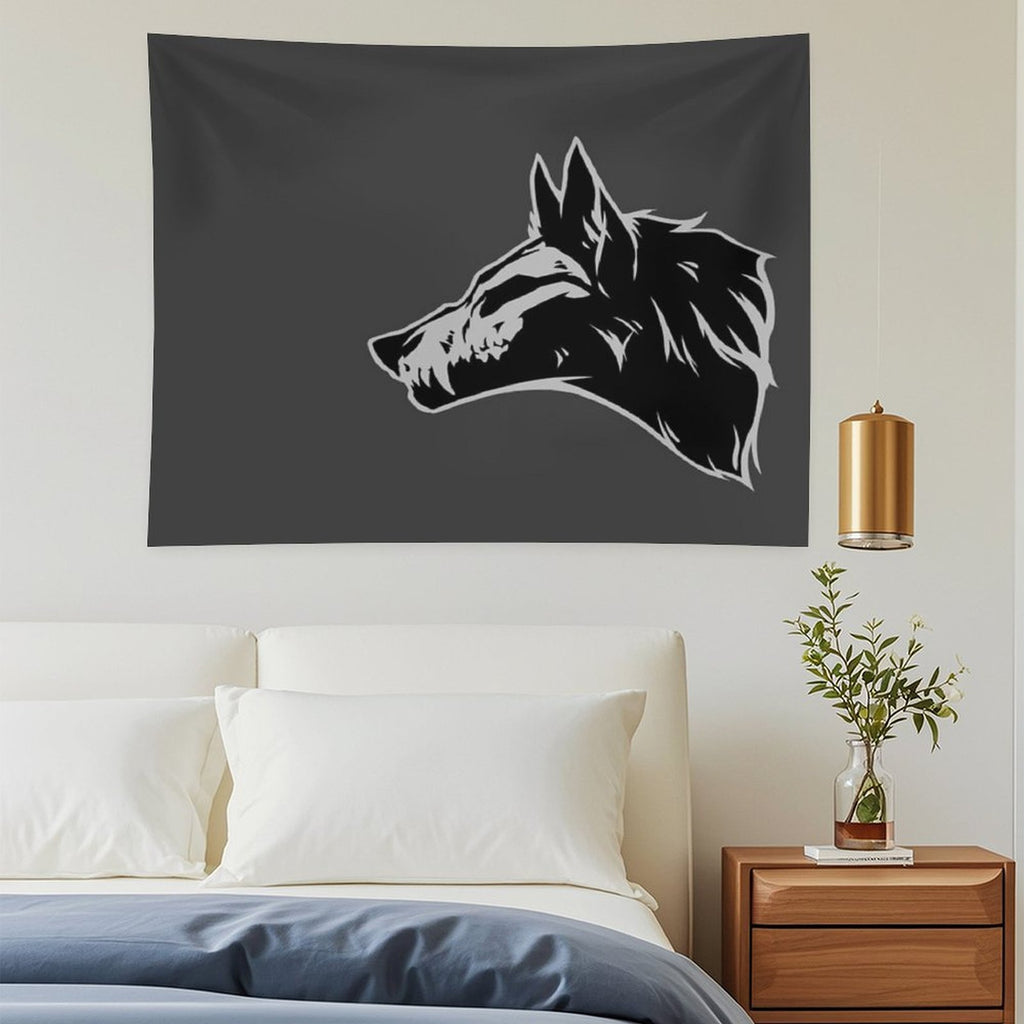 Wolf Skull Tapestry
