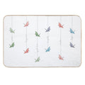 All I Wish for You - Tsuru's Symbolism  Dirt-Trapping Bath Mat