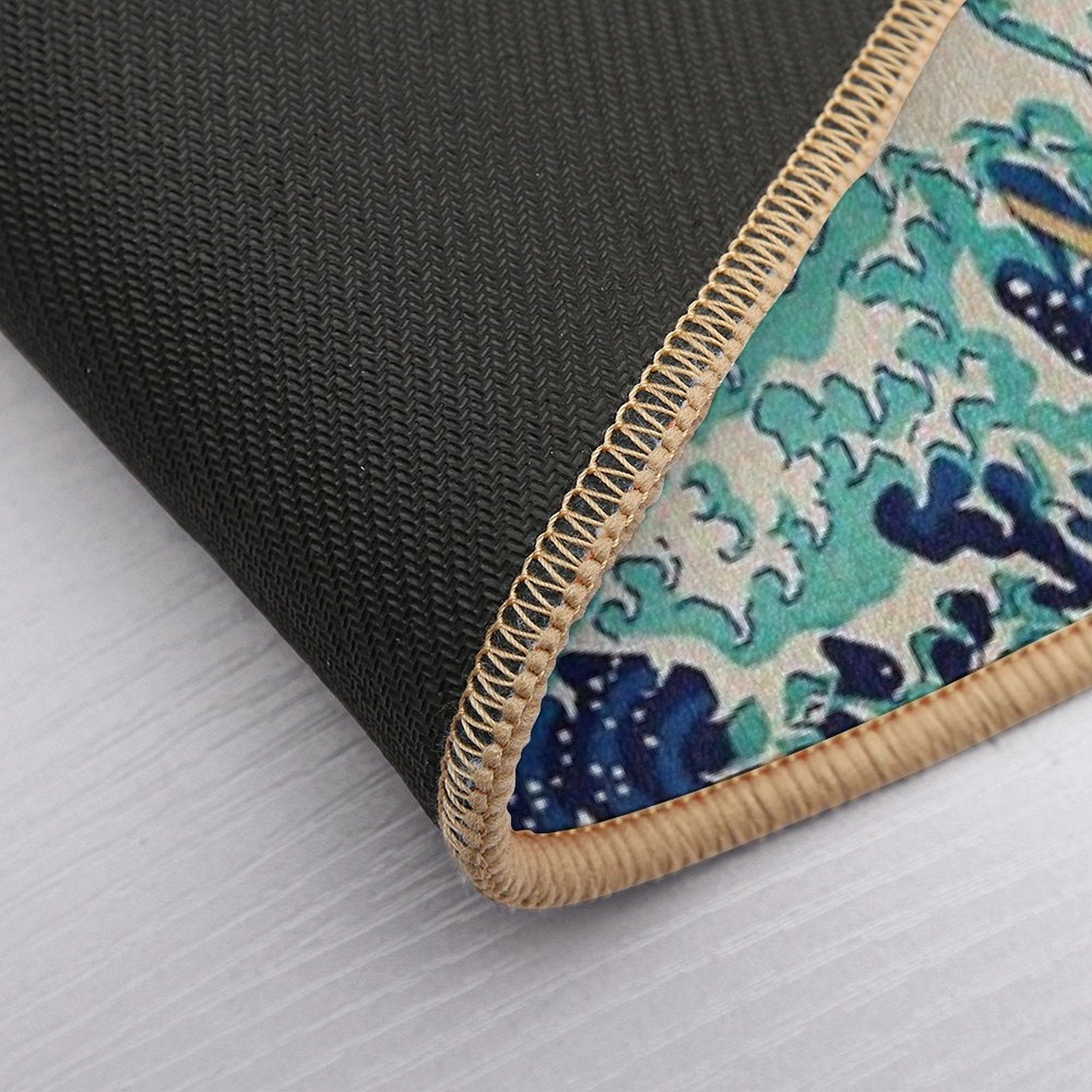 The Great Wave  Fade-Resistant Bath Mat