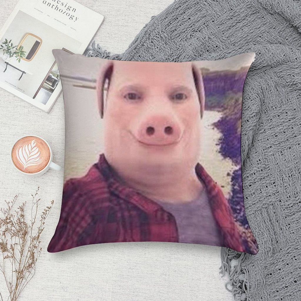 John Pork Soft Style Accent Throw Pillow