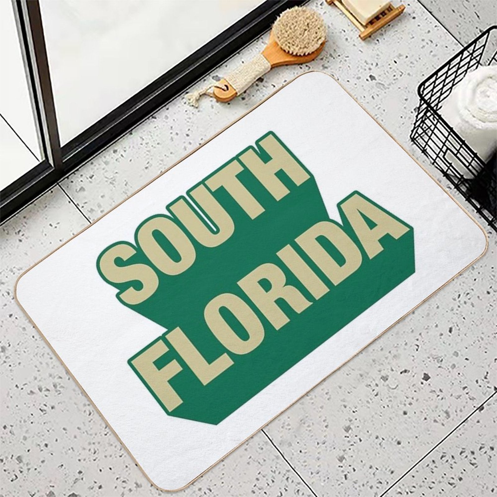USF University of South Florida  Easy To Clean Bath Mat