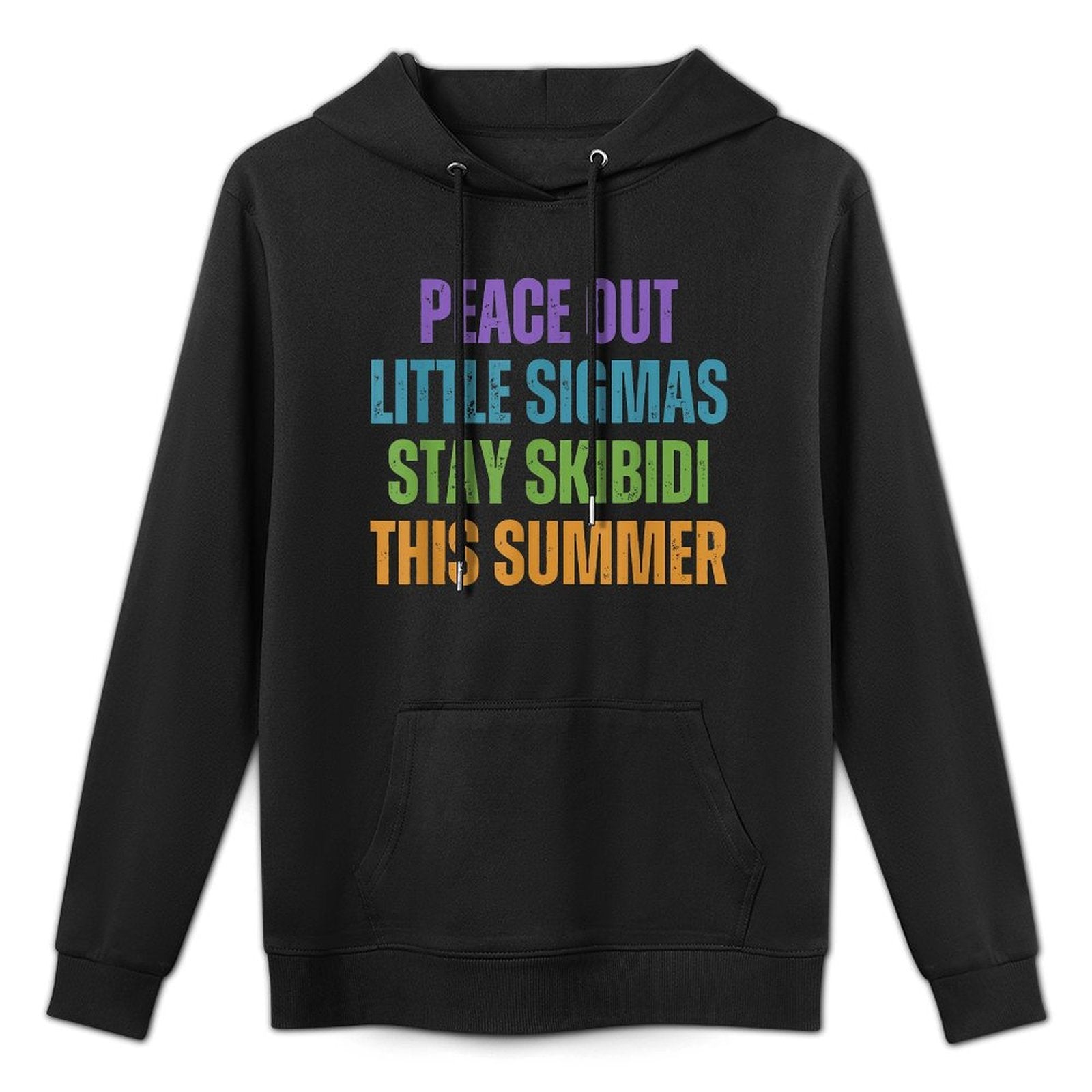 Peace Out Sigmas Stay Skibidi This Summer Last Day Teacher Colorfast Hoodie