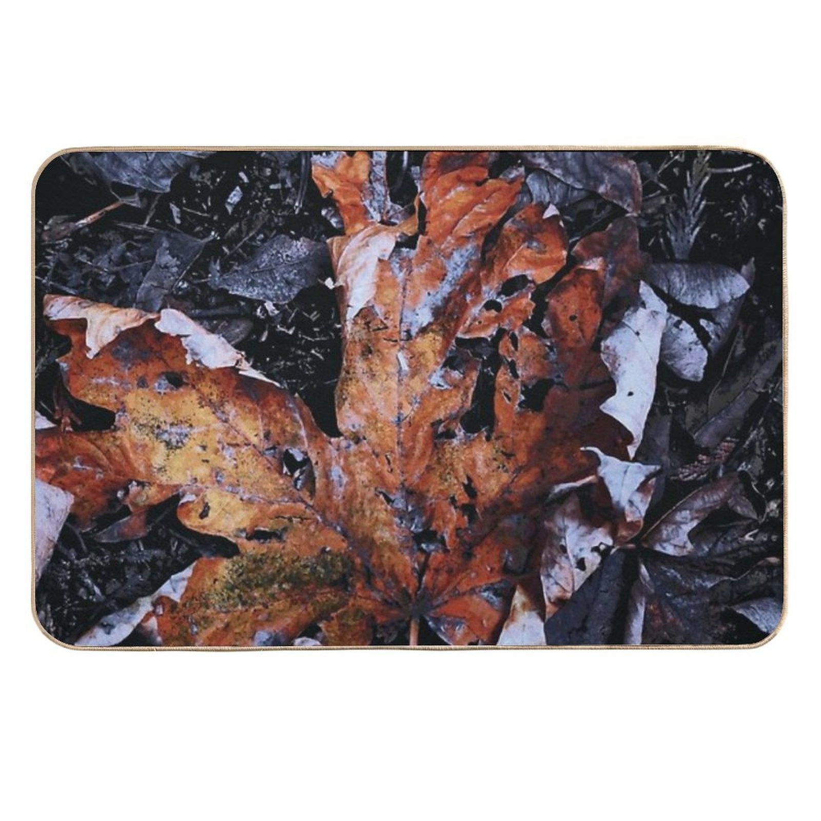 Maple Leaf in The Fall  High-Traffic Bath Mat