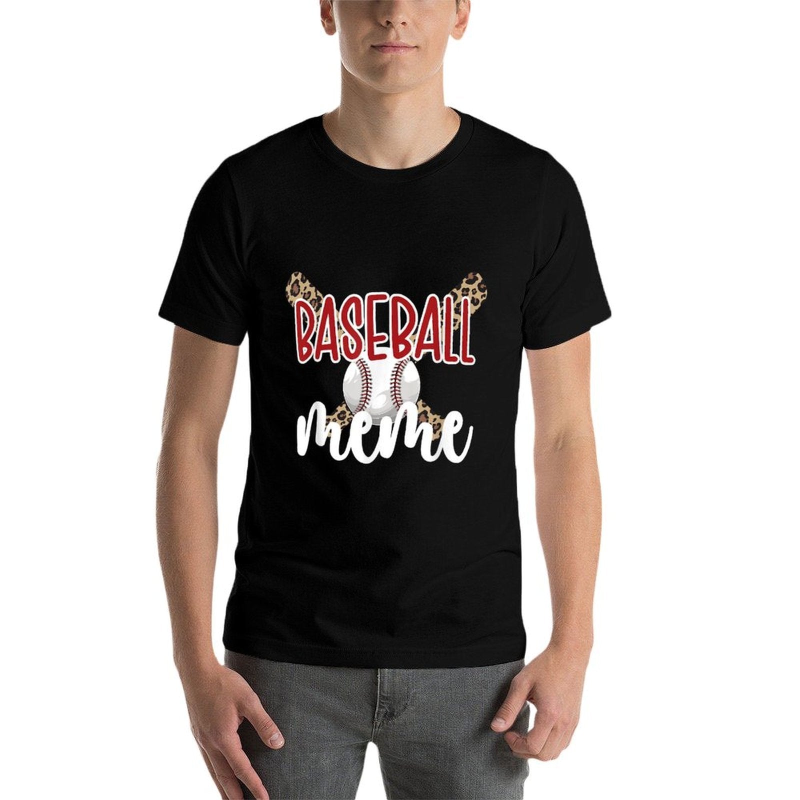 Baseball Meme Grandma Baseball Player Meme  Oversized Silhouette T-Shirt