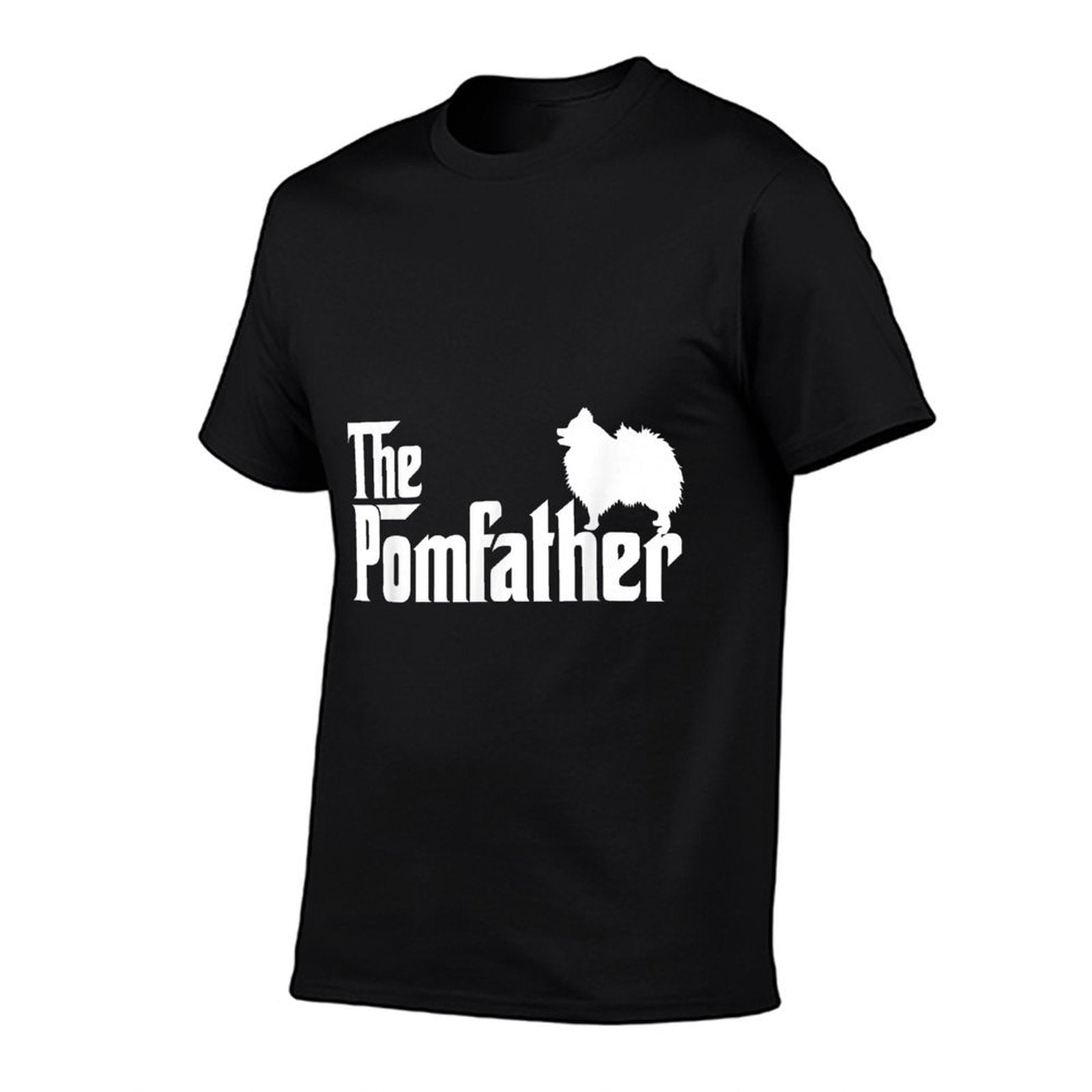 Mens Funny Pomeranian Father Dad The Pom Father Dog Lover  Lightweight T-Shirt