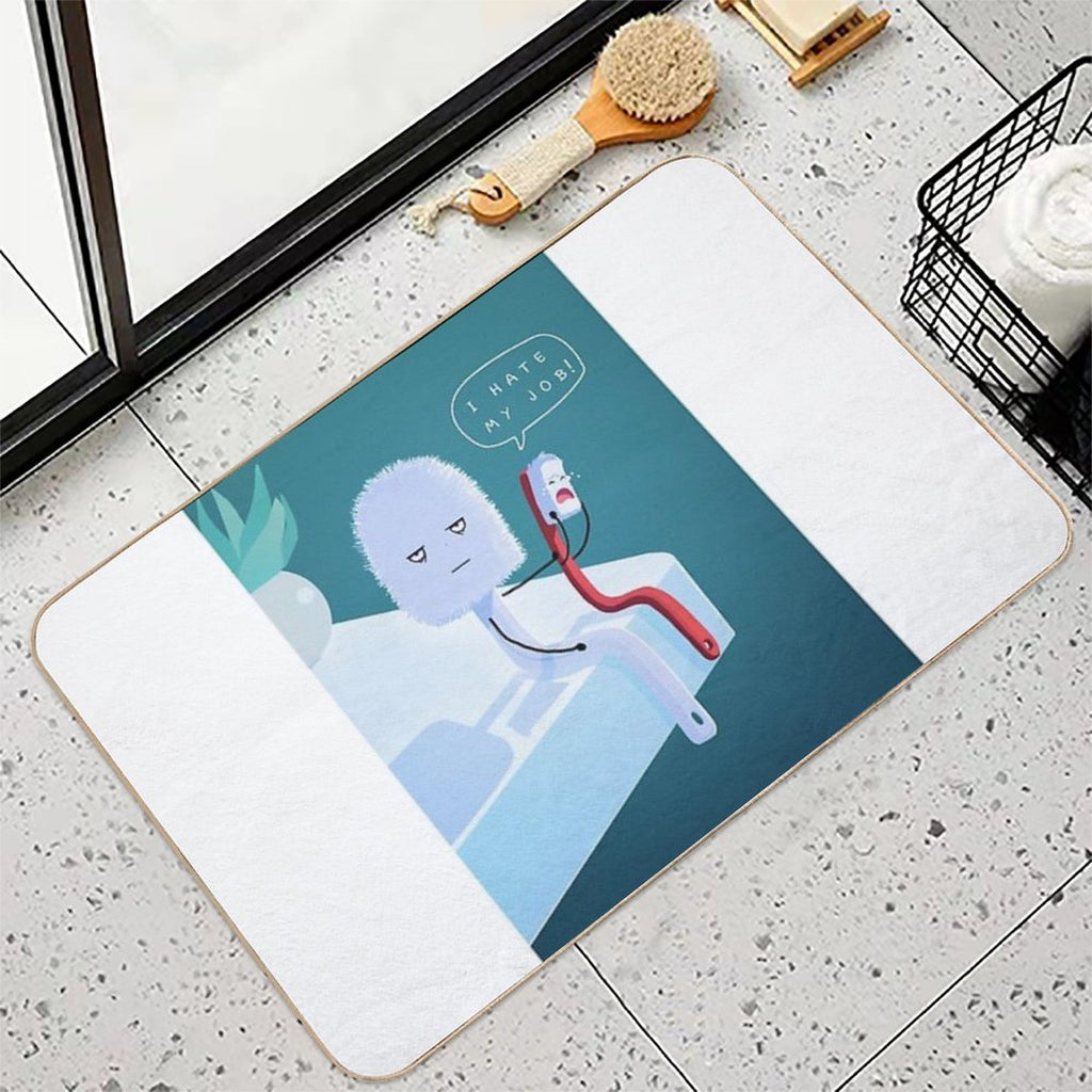 I Hate My Job  Repositionable Bath Mat