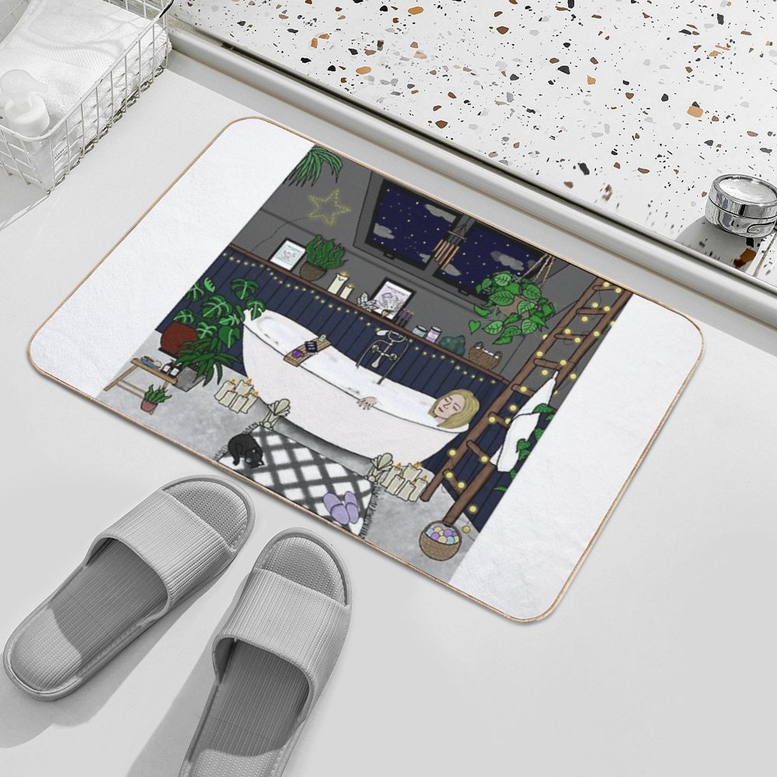 Bath Time  Absorbent Bath Mat
