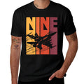 Military Fighter Jet Retro Nine Year Old Boys 9th Birthday  Affordable Price T-Shirt