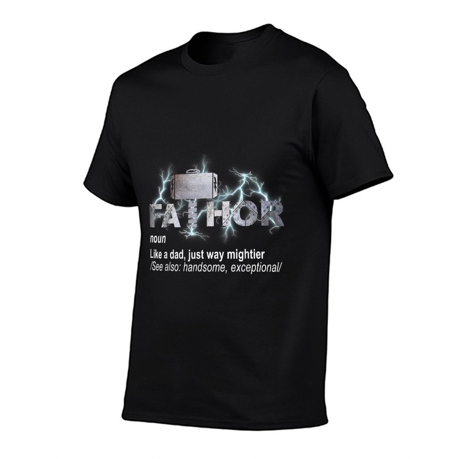 Fa-Thor Like Dad Just Mightier Tshirts For Men And Women  Oversized Silhouette T-Shirt