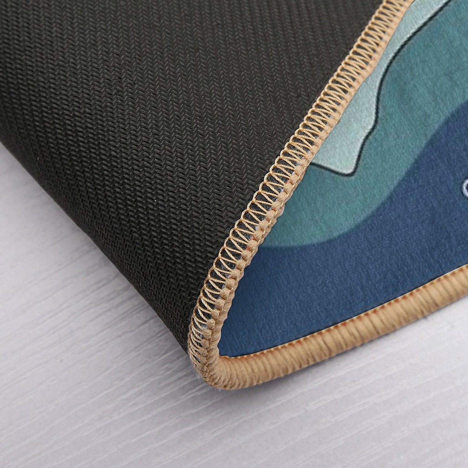 Cartoonish Seashore  Odorless Bath Mat