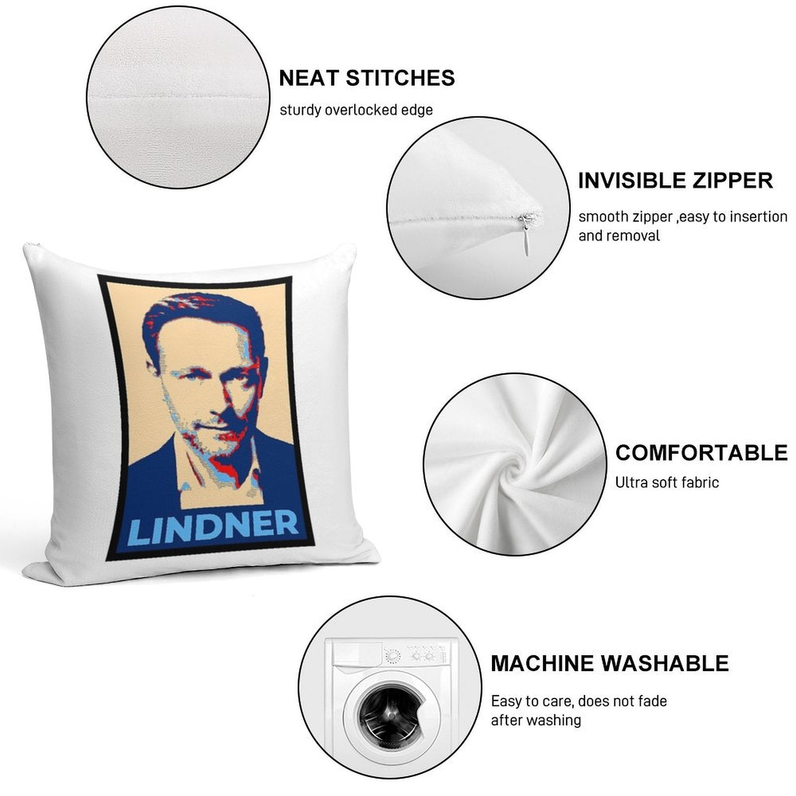 Legend - CHRISTIAN LINDNER - Minister of Finance Soft Easy Maintenance Throw Pillow
