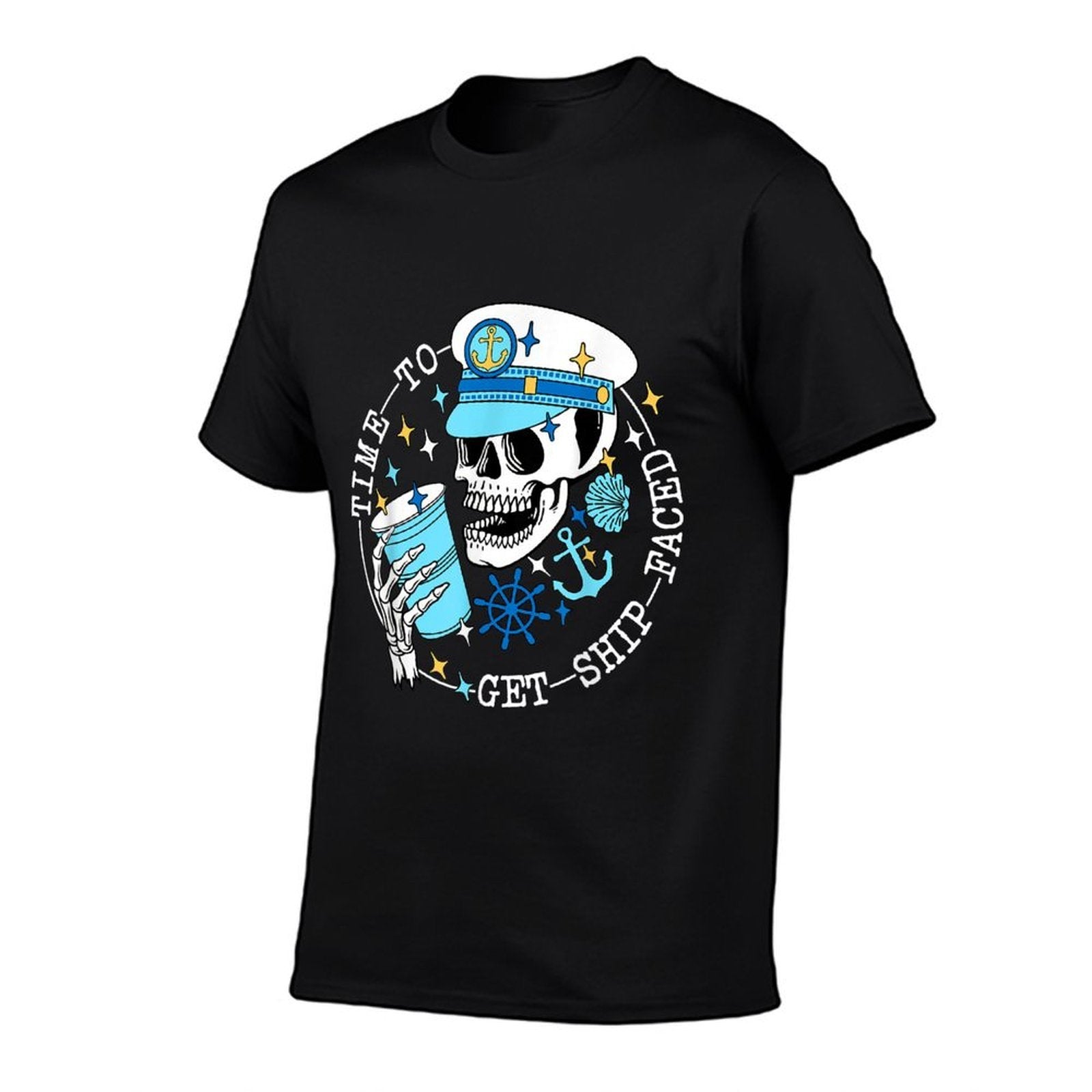 Time To Get Ship Faced Beach Bach Nautical Bachelorette  Odor-resistant T-Shirt