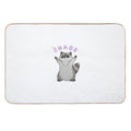 Raccoon Chaos  Pet-Safe Bath Mat