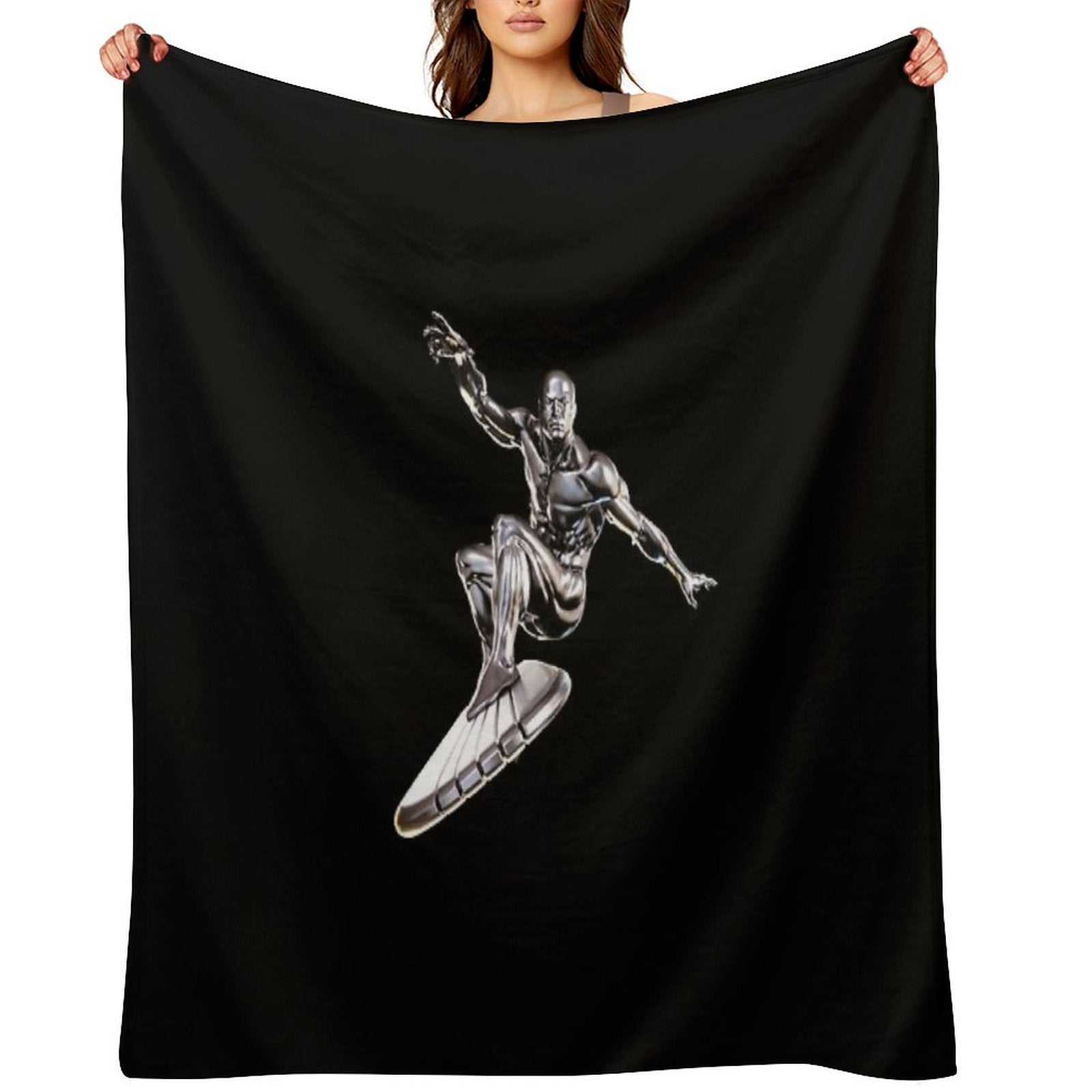 Silver Surfer - Herald of Galactus Compact Throw Blanket
