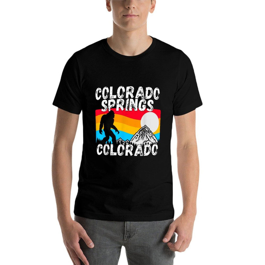 Retro Colorado Springs Colorado Apparel  Versatile T-Shirt