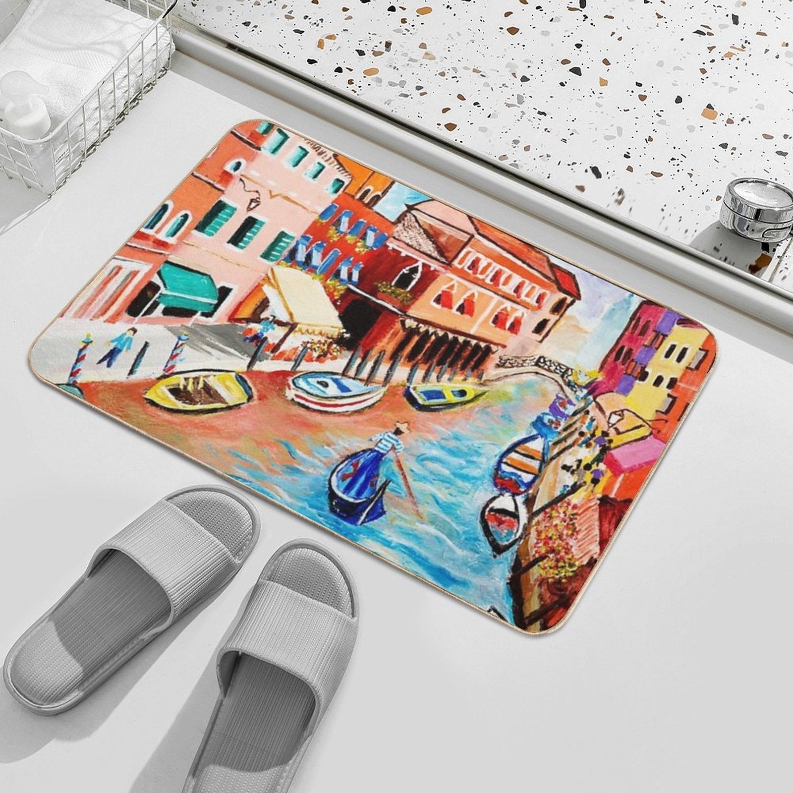 Canale Grande  High-Traffic Bath Mat