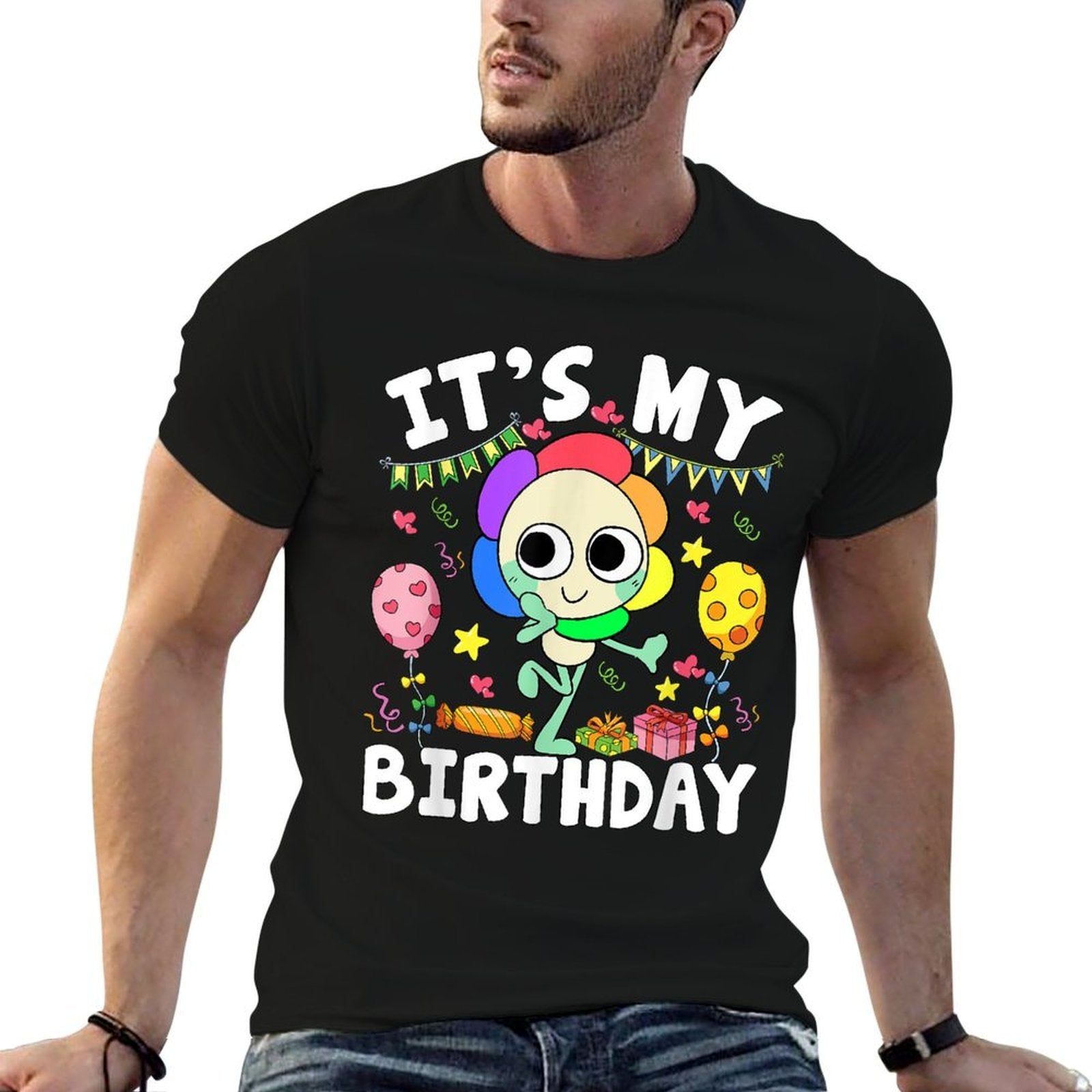 Dandys World Its My Birthday Funny For Men Women Kids  High-quality Stitching T-Shirt