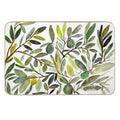 Olive Leaf Art Modern  Multi-Purpose Bath Mat