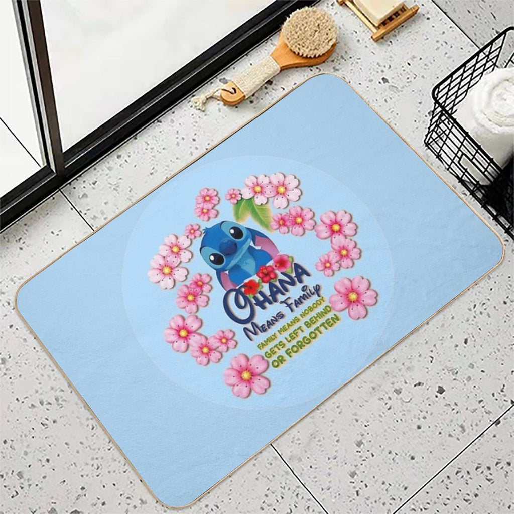 Ohana Stitch  Long-Lasting Bath Mat