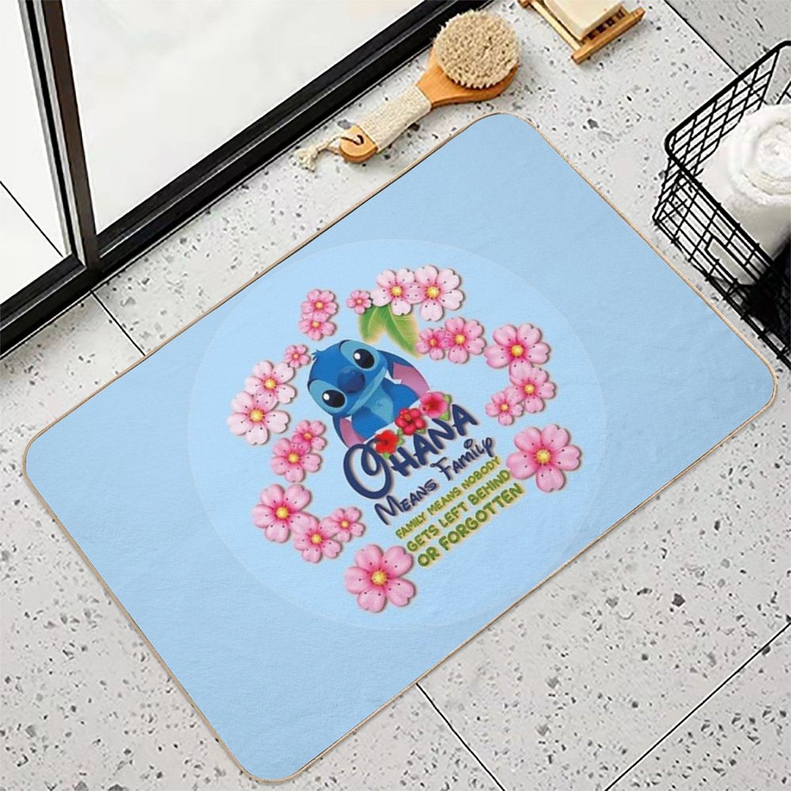 Ohana Stitch  Long-Lasting Bath Mat