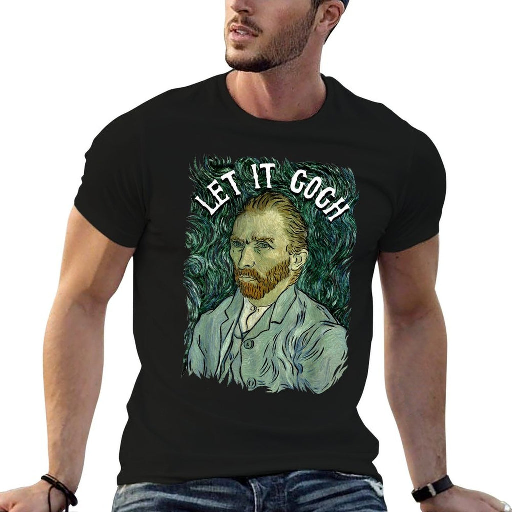 Let It Gogh T Vincent Van Gogh Artist Funny Image Gift  Classic T-Shirt