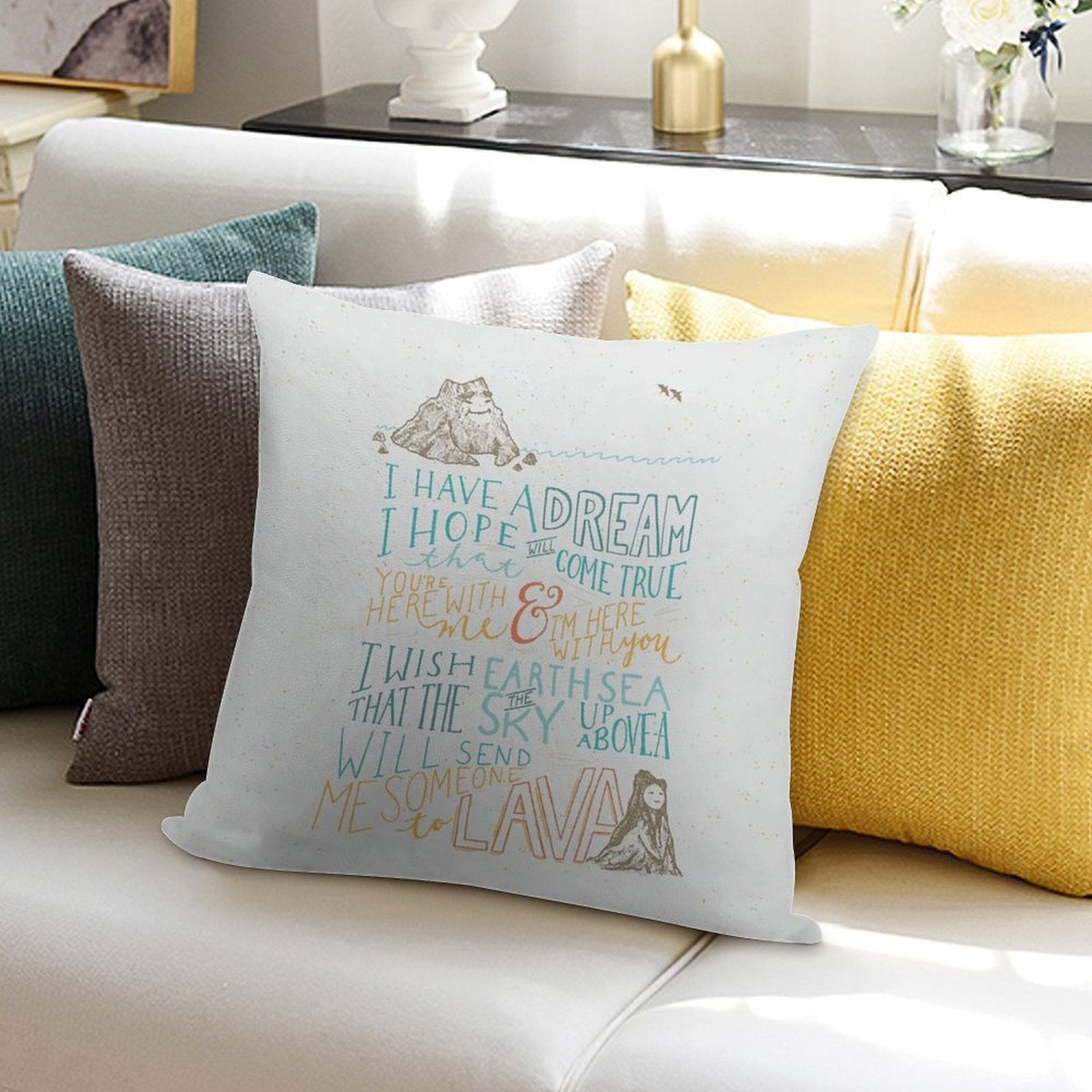 I Lava You Soft Easy Maintenance Throw Pillow