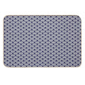 Decorative Seigaiha  Japanese Collection  Fade-Resistant Bath Mat