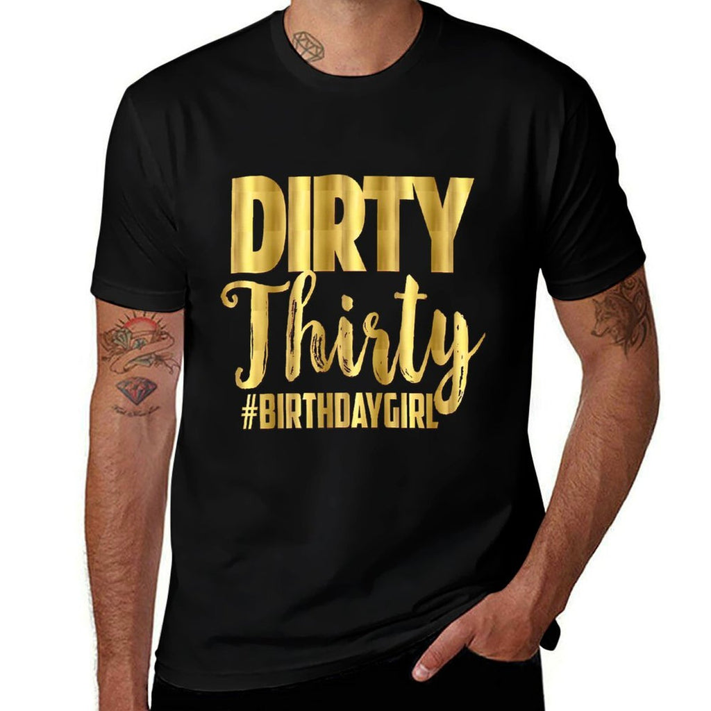 30th Birthday Party 30 Bold Dirty Thirty Premium  Vintage-inspired T-Shirt