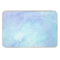 Periwinkle Modern Mosaic Durable Bath Mat