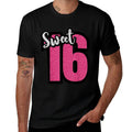 Sweet 16 Sweet Sixteen Squad 16th Birthday Girls Celebrating  Wrinkle-resistant T-Shirt