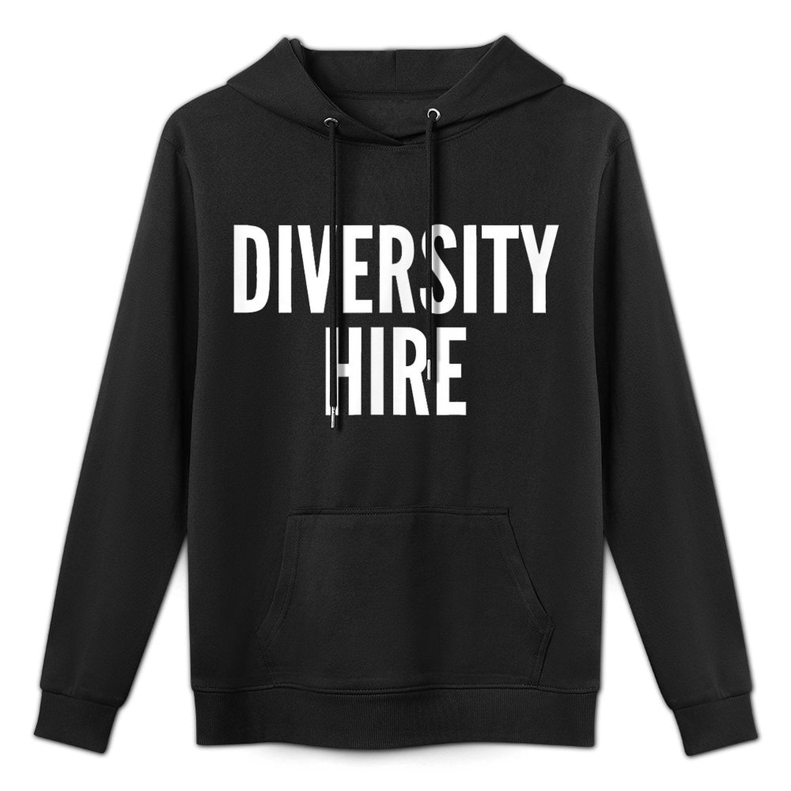 Funny Diversity Hire DEI Political Meme Design Colorfast Hoodie