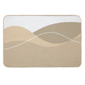 Gorgeous Brown Aesthetic Big Overlap Items  Stain-Proof Bath Mat