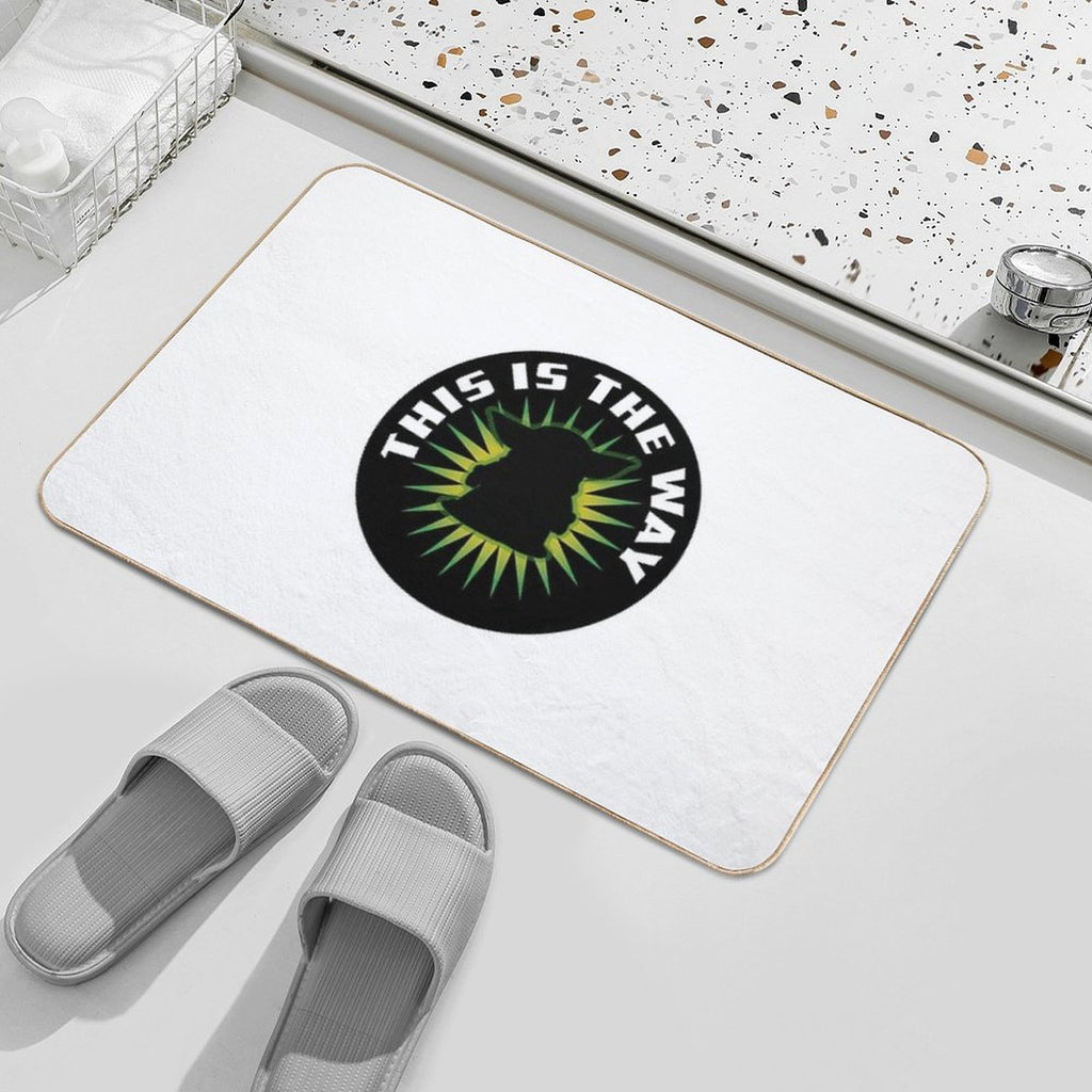 This Is The Way  Odorless Bath Mat