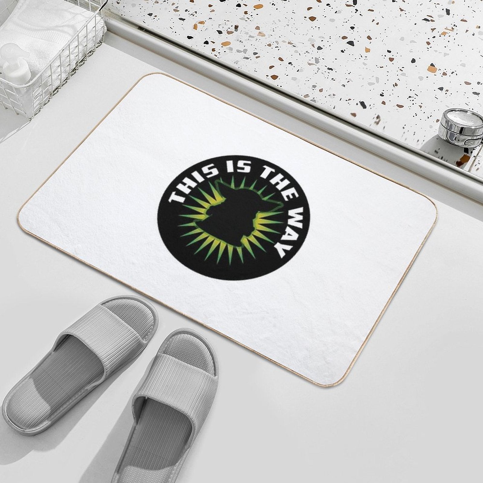 This Is The Way  Odorless Bath Mat