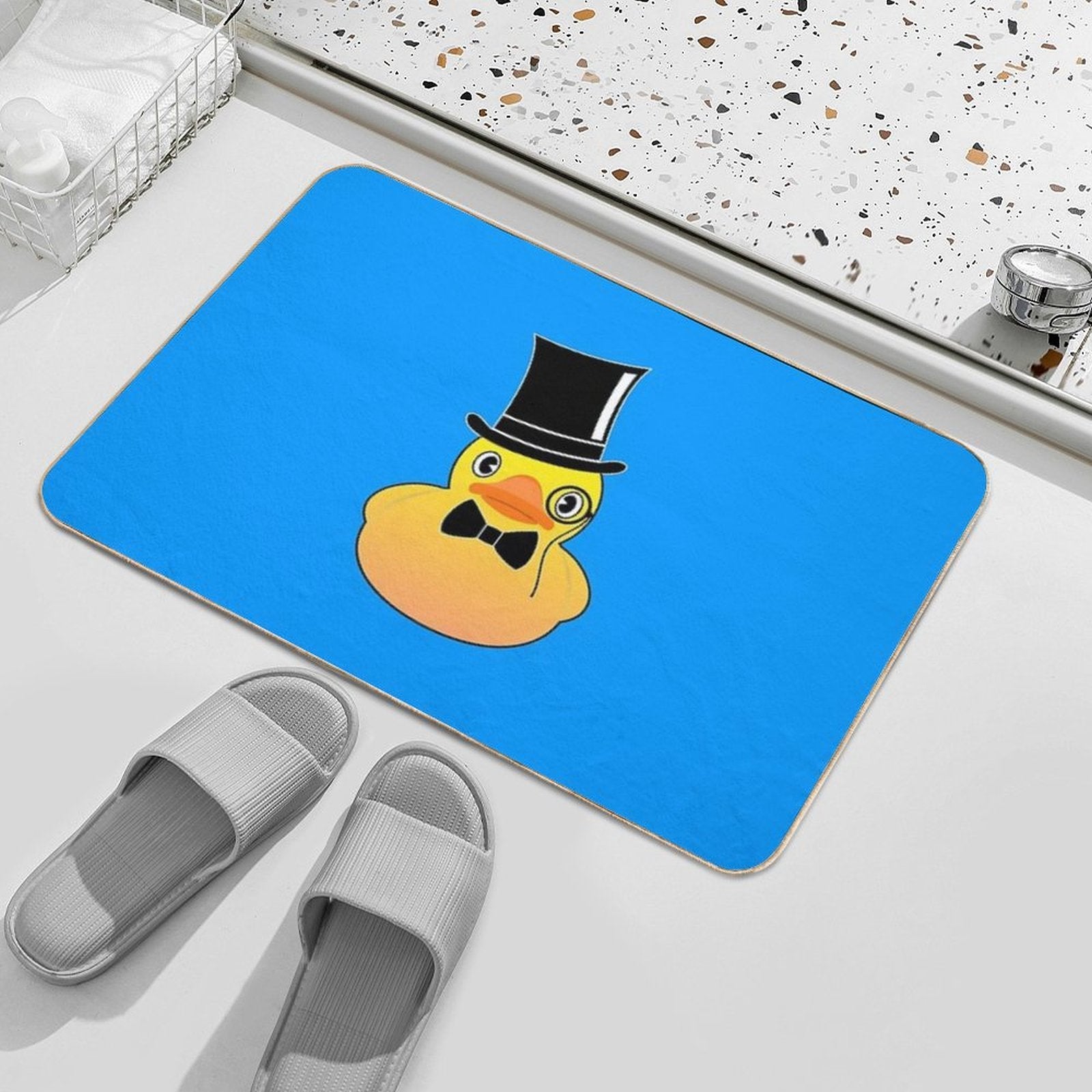 Rubber Duck Ducky  Versatile Bath Mat