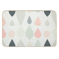 Minimalist Pastel Geometric Art  Non-Slip Bath Mat