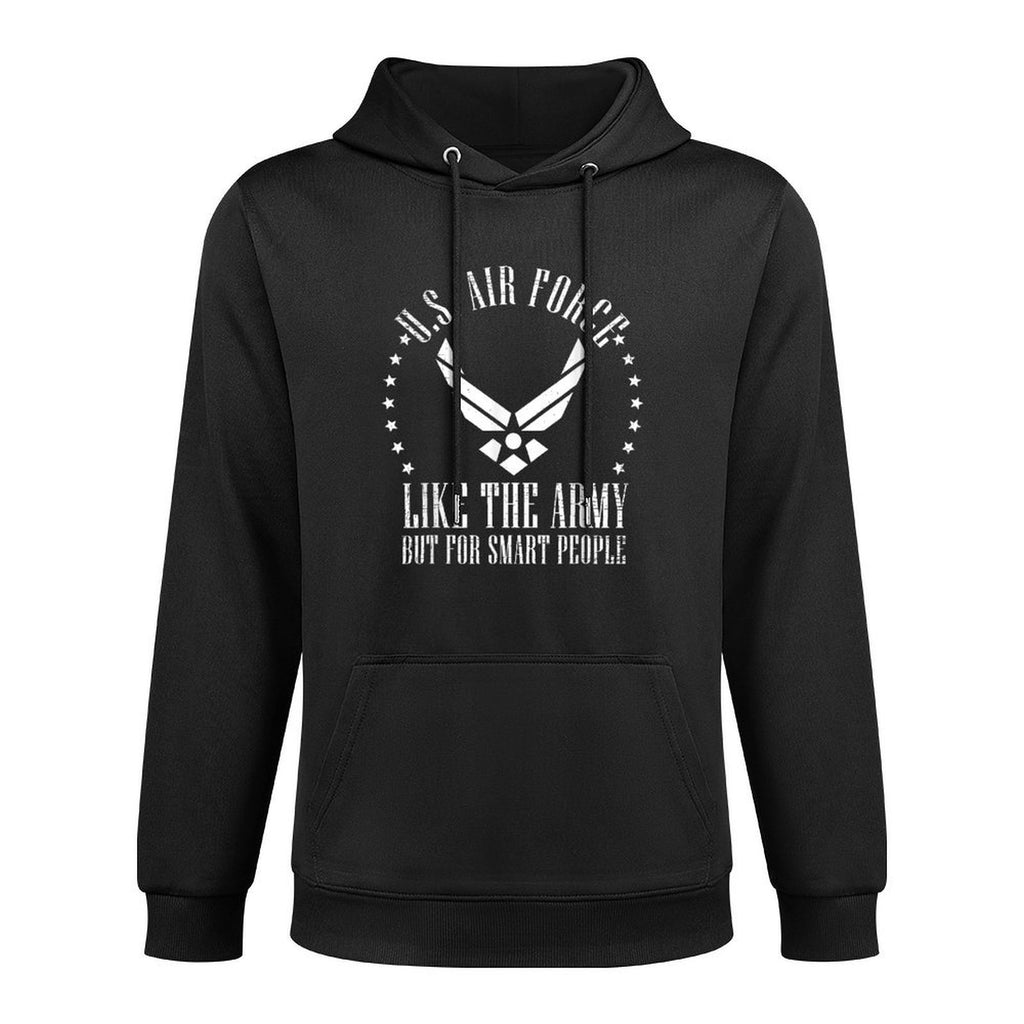 Funny US Air Force Gift Men Women Cool Army For Smart People Machine Washable Hoodie
