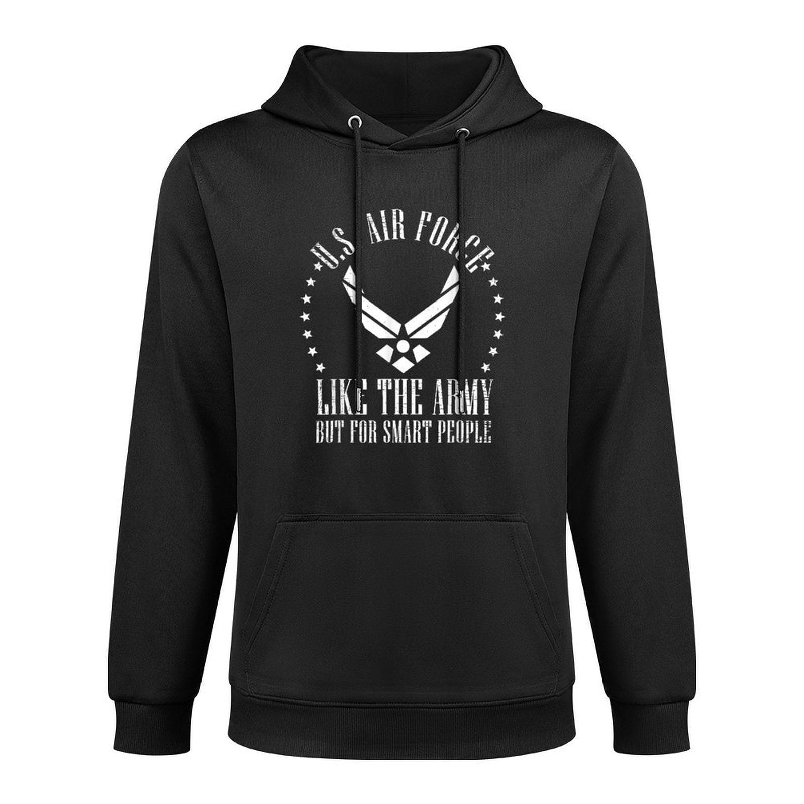 Funny US Air Force Gift Men Women Cool Army For Smart People Machine Washable Hoodie
