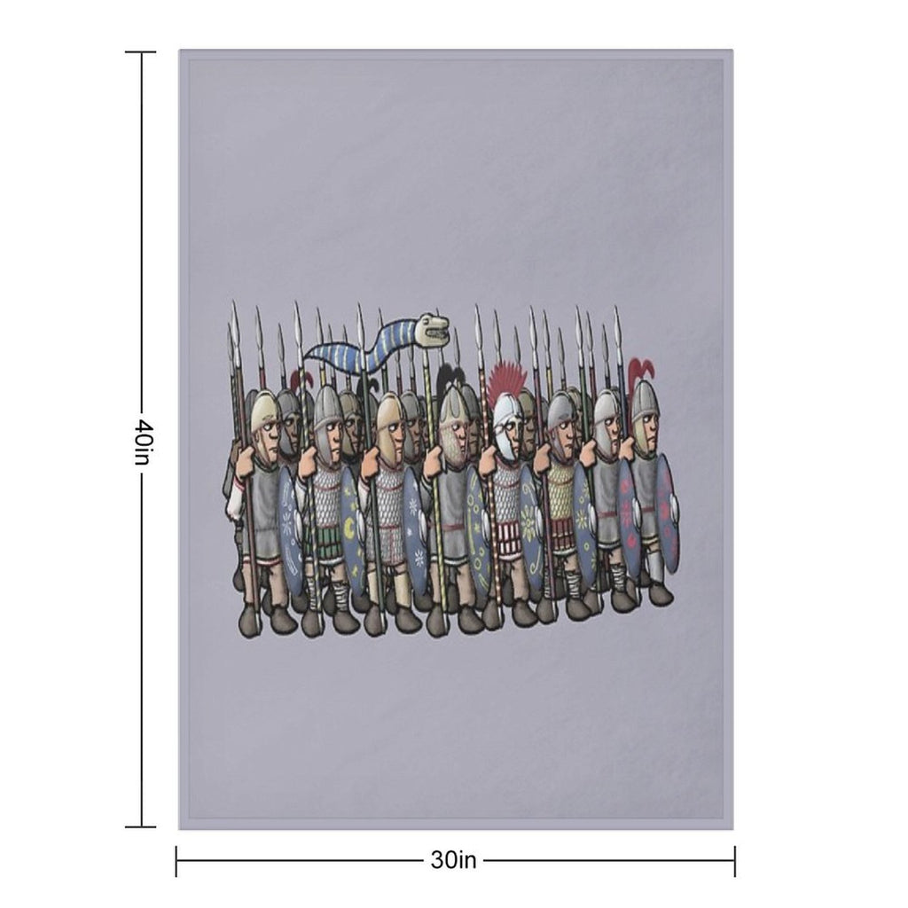 Late Roman Infantry Multi-functional Throw Blanket