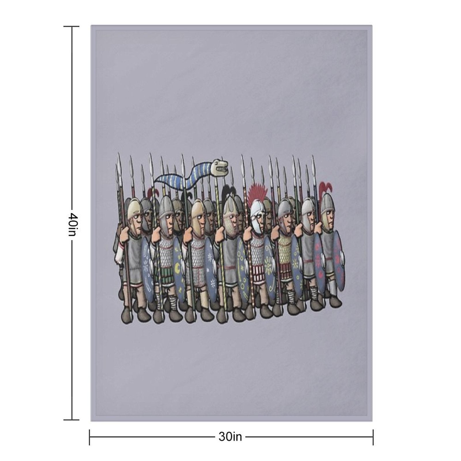 Late Roman Infantry Multi-functional Throw Blanket