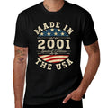 21 Years Old Bday Limited Edition 2001 USA 21st Birthday  Fade-proof Color T-Shirt