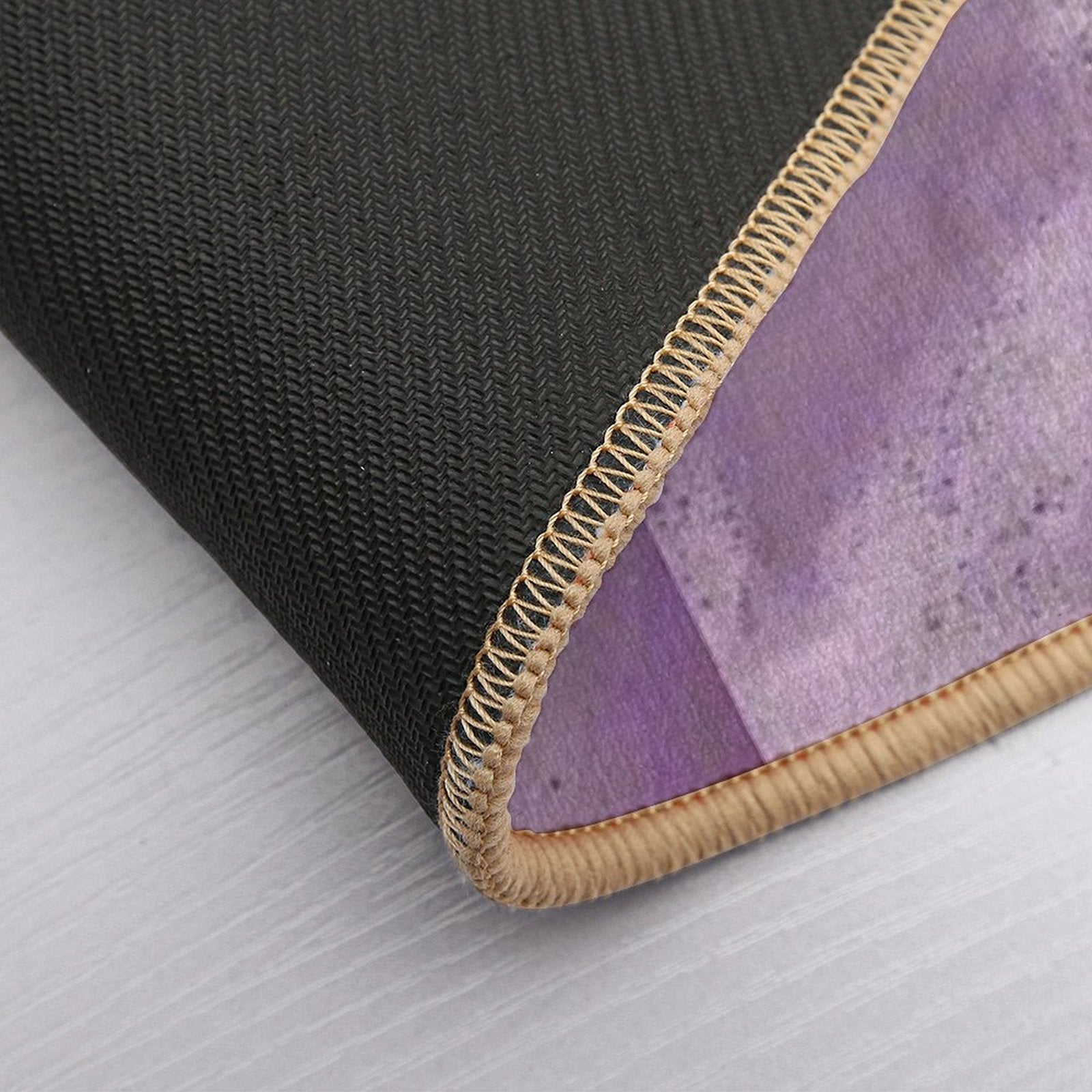 Bubbles Lavender  Slip-Resistant Bath Mat