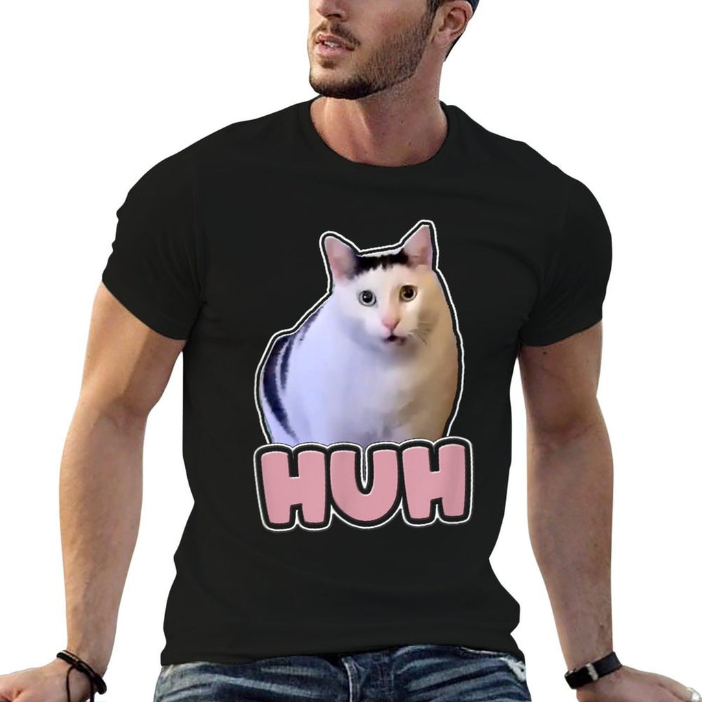Huh Cat Shirt - Huh Cat Comfortable T-Shirt