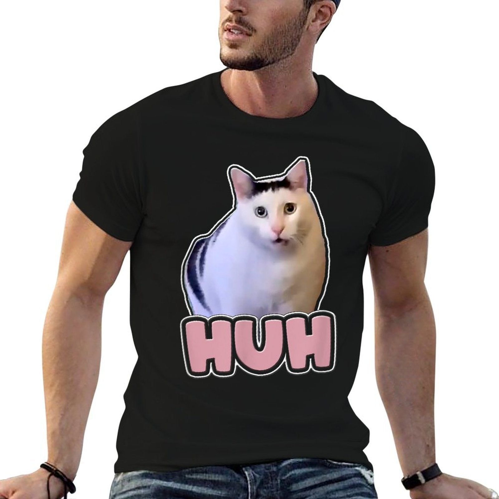 Huh Cat Shirt - Huh Cat Comfortable T-Shirt