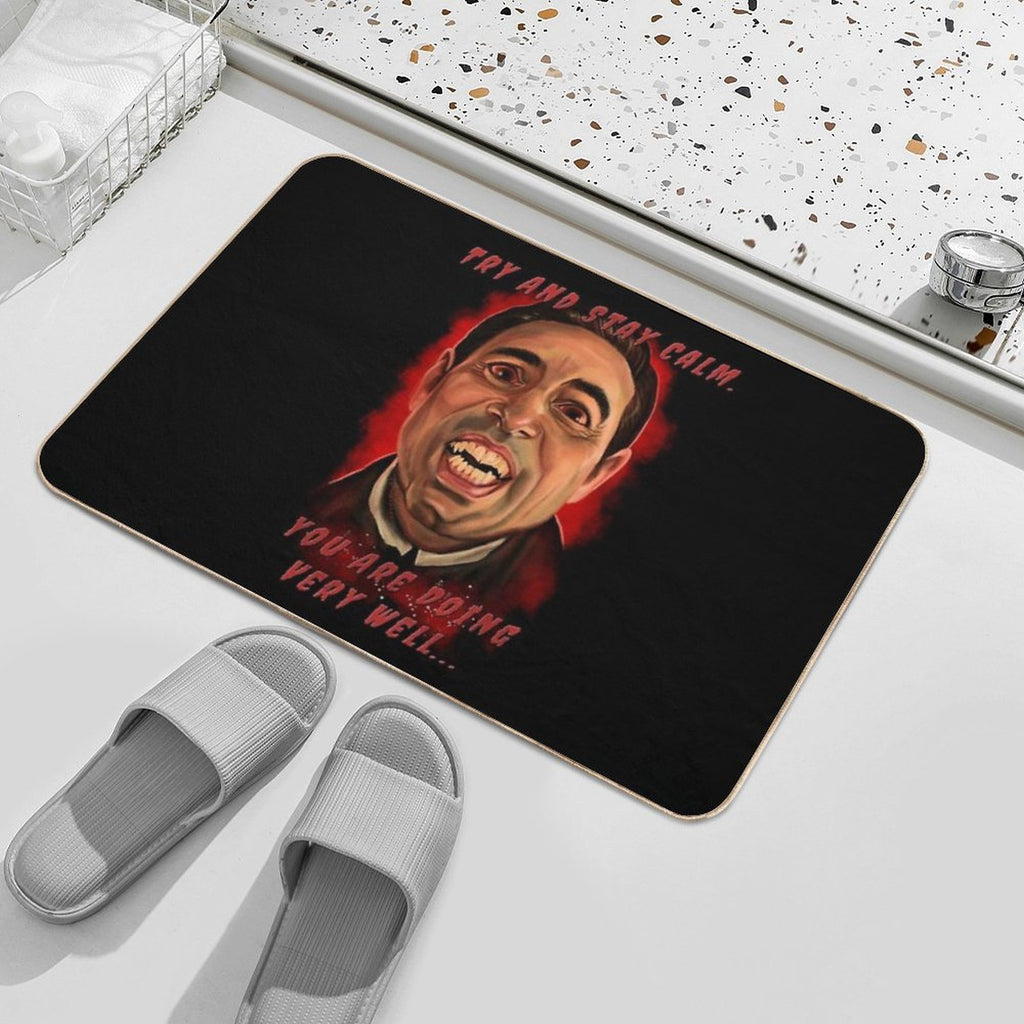 Claes Bang Dracula Painting 2 of 2  Slip-Resistant Bath Mat