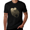 Significant Otters - Otters Holding Hands  Fade-proof Color T-Shirt