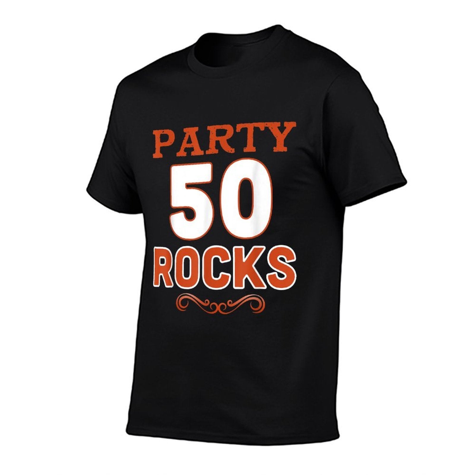 Funny Party 50th Rocks Birthday Gift For All  Wrinkle-resistant T-Shirt