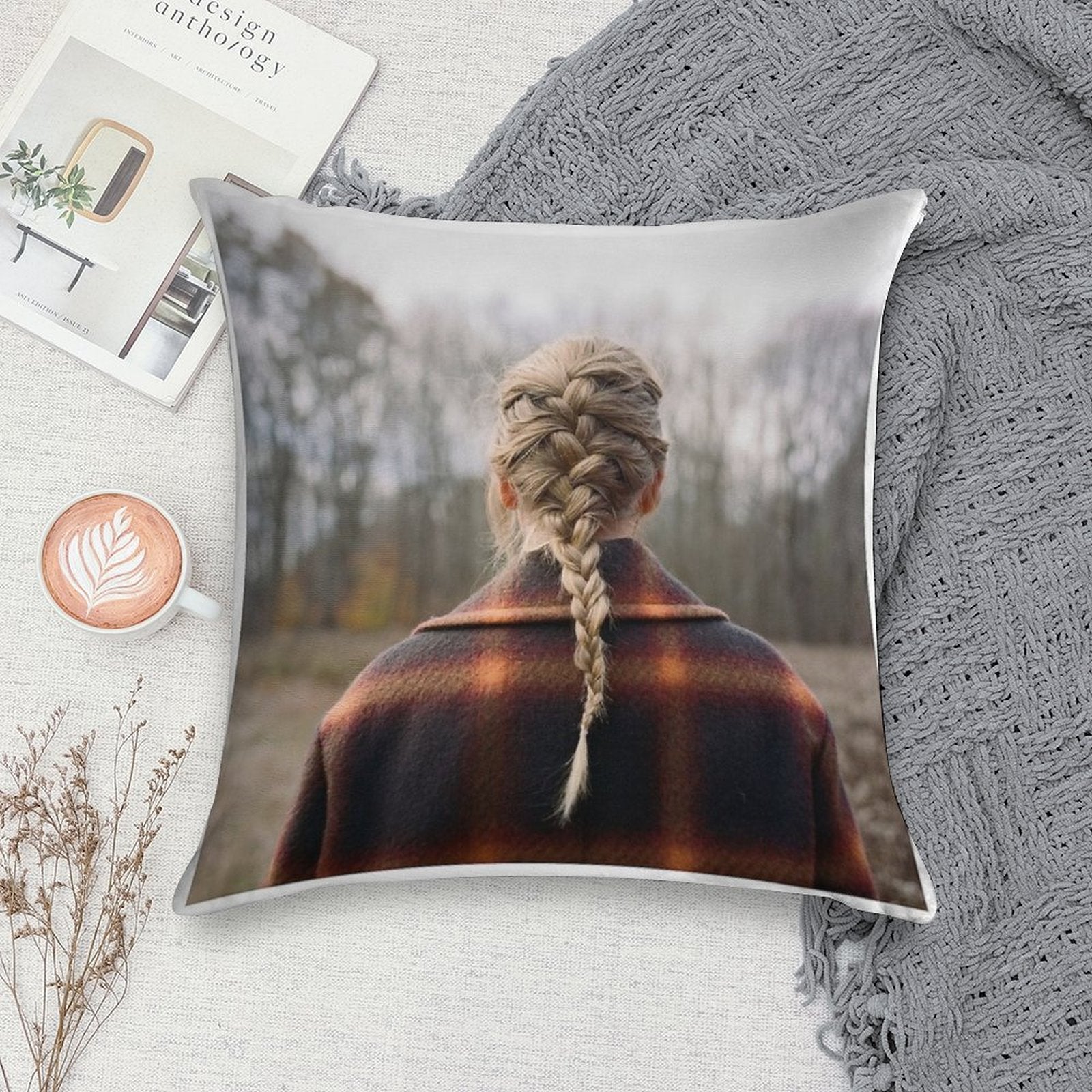 Evermore Soft Durable Construction Throw Pillow