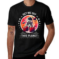 Get Me Off This Planet Sarcastic Astronaut Space Graphic  Lightweight T-Shirt